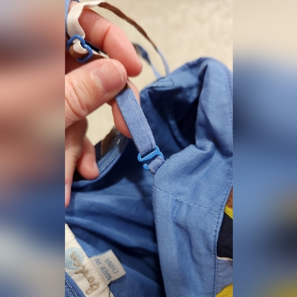 Boden Blue and Yellow Floral Dress - Picture 8 of 13